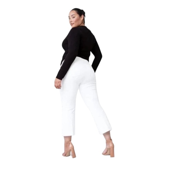 Spanx On-the-Go Kick Flare Pant Ultimate Opacity Silver Lining Technology Sz 2X - Picture 2 of 14